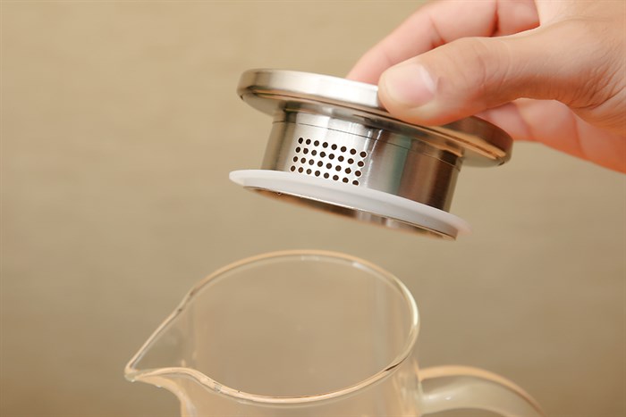 Bình đựng nước thủy tinh Borosilicate 1.3 lít DMX DLGPH27 Màu Trắng