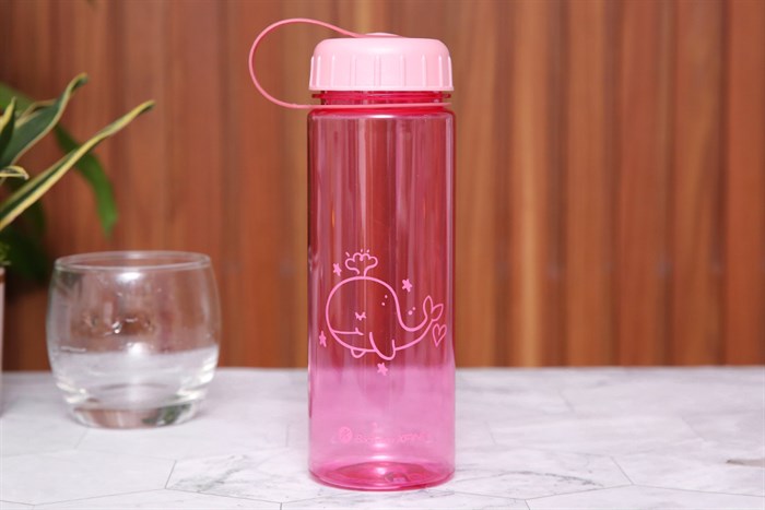 Bình đựng nước nhựa 575 ml BHX PNP3366E Màu Hồng