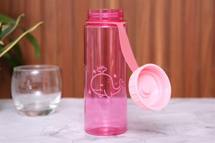 Bình đựng nước nhựa 575 ml BHX PNP3366E Màu Hồng