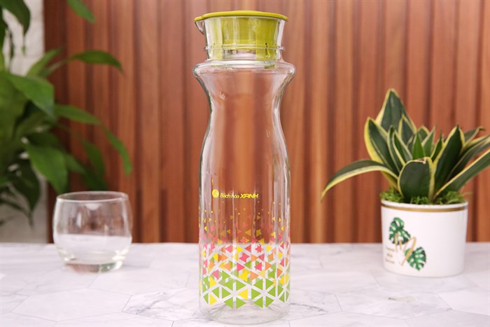 Bình đựng nước nhựa 1.1 lít BHX PNP3339E Màu Xanh lá