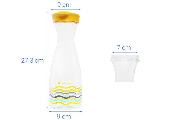 Bình đựng nước nhựa 1.150 lít BHX PNP333/7E Màu Vàng