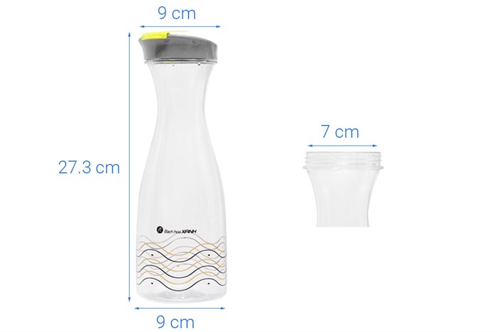 Bình đựng nước nhựa 1.150 lít BHX PNP333/7E Màu Xám