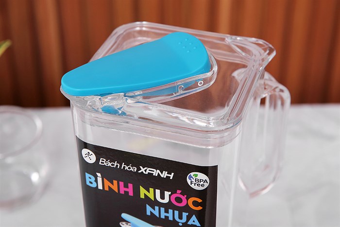 Bình đựng nước nhựa 2.2 lít BHX PN446-PS Màu Xanh Dương