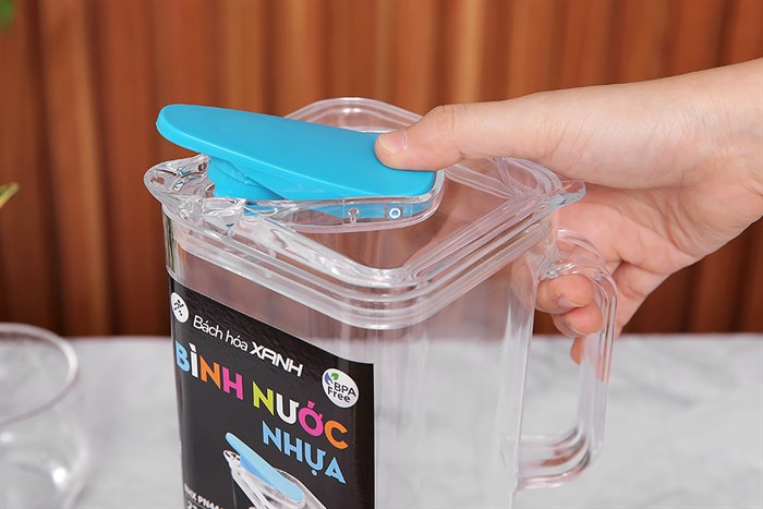 Bình đựng nước nhựa 2.2 lít BHX PN446-PS Màu Xanh Dương