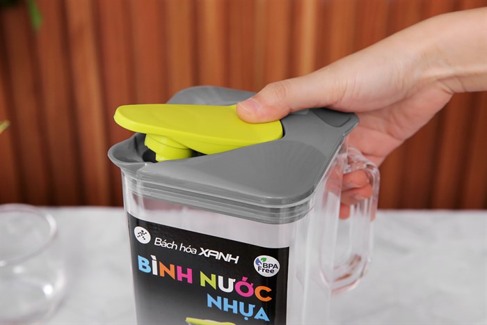 Bình đựng nước nhựa 2.2 lít BHX PN446-PS Màu Xanh lá