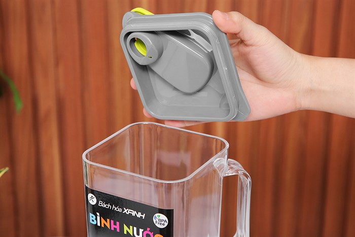 Bình đựng nước nhựa 2.2 lít BHX PN446-PS Màu Xanh lá