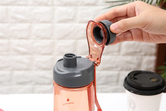 Bình đựng nước nhựa 670 ml BHX XL-1912 Màu Cam