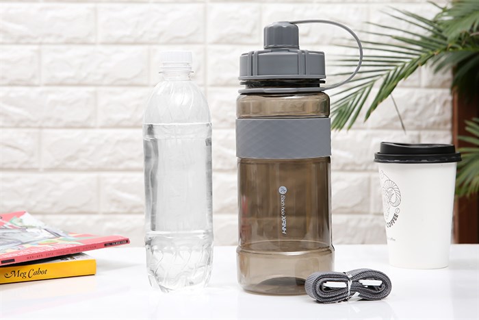 Bình đựng nước nhựa 1 lít BHX DL-19621 Màu Đen