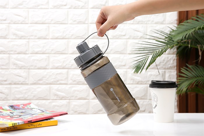 Bình đựng nước nhựa 1 lít BHX DL-19621 Màu Đen