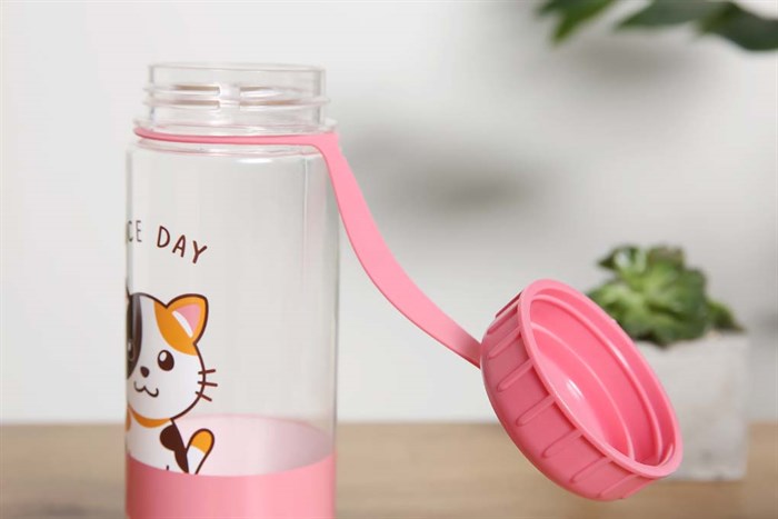 Bình đựng nước nhựa 575 ml Delites PNP3366D Màu Hồng