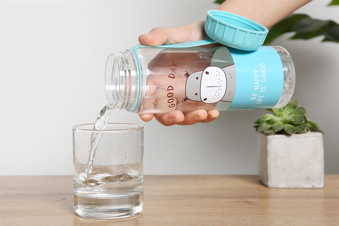 Bình đựng nước nhựa 575 ml Delites PNP3366D Màu Xanh Dương