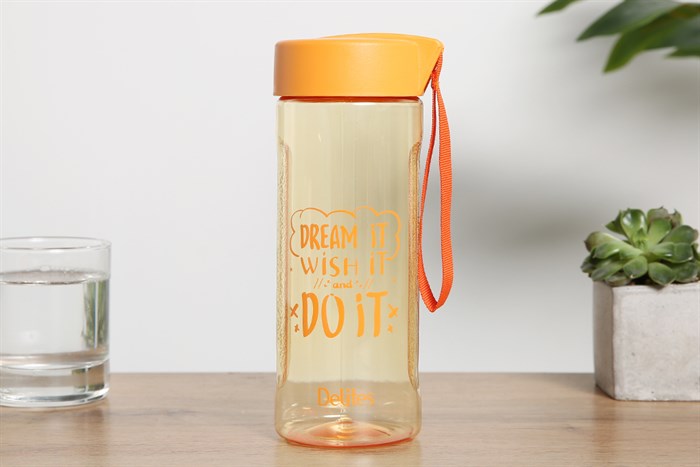 Bình đựng nước nhựa 600 ml Delites PNP3350/13E Màu Cam