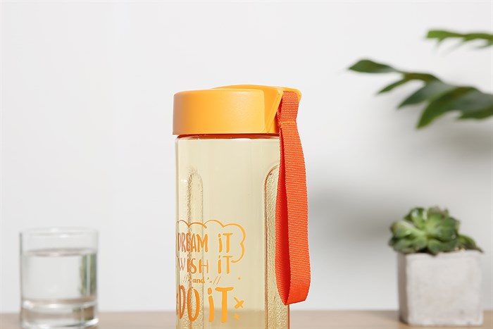 Bình đựng nước nhựa 600 ml Delites PNP3350/13E Màu Cam