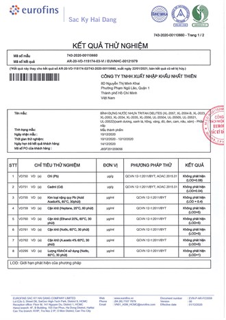 Bình đựng nước nhựa Tritan 750 ml Delites XL-2057 Màu Xám