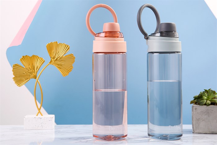 Bình đựng nước nhựa Tritan 750 ml Delites XL-2057 Màu Hồng