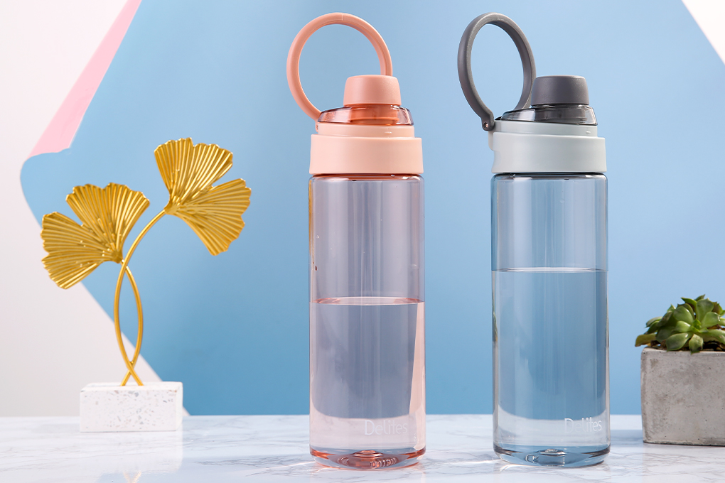 Bình đựng nước nhựa Tritan 750 ml Delites XL-2057 Màu Hồng