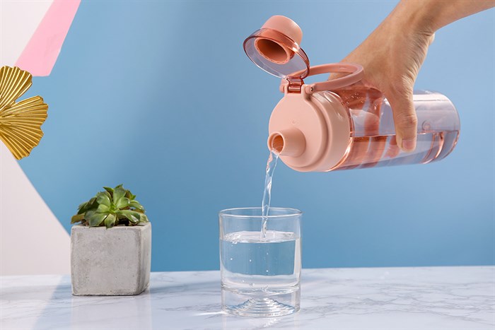 Bình đựng nước nhựa Tritan 750 ml Delites XL-2057 Màu Hồng