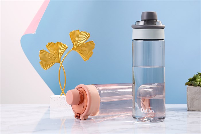 Bình đựng nước nhựa Tritan 750 ml Delites XL-2057 Màu Hồng