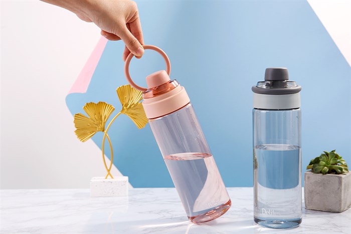 Bình đựng nước nhựa Tritan 750 ml Delites XL-2057 Màu Hồng
