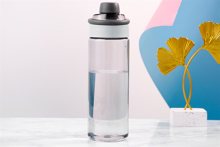 Bình đựng nước nhựa Tritan 750 ml Delites XL-2057 Màu Xám
