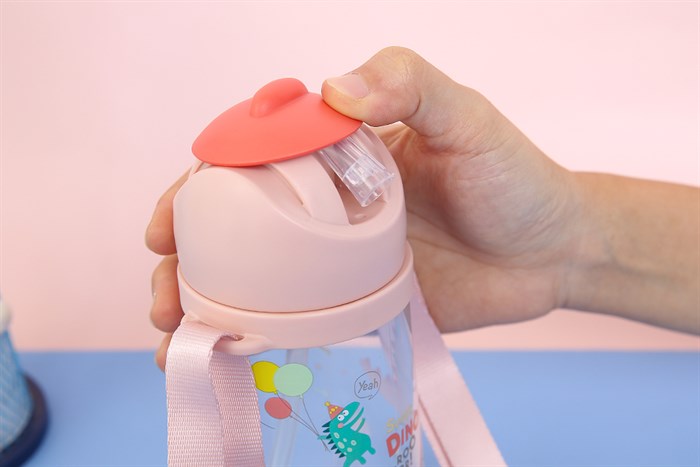 Bình đựng nước nhựa Tritan 470 ml Delites XL-2004-B Màu Hồng