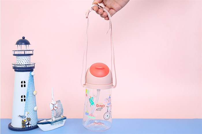 Bình đựng nước nhựa Tritan 470 ml Delites XL-2004-B Màu Hồng