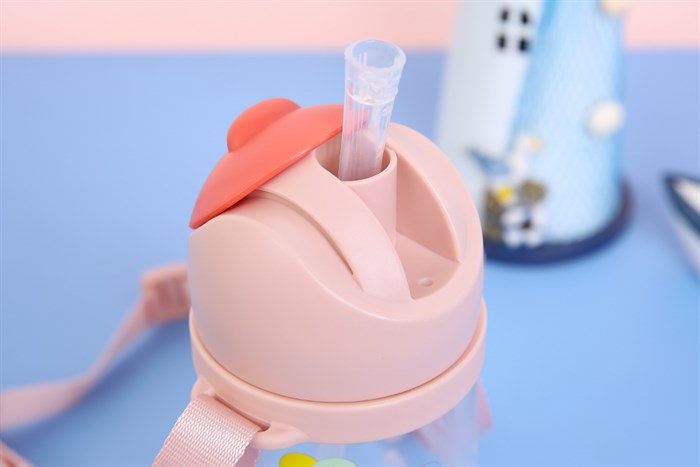 Bình đựng nước nhựa Tritan 470 ml Delites XL-2004-B Màu Hồng