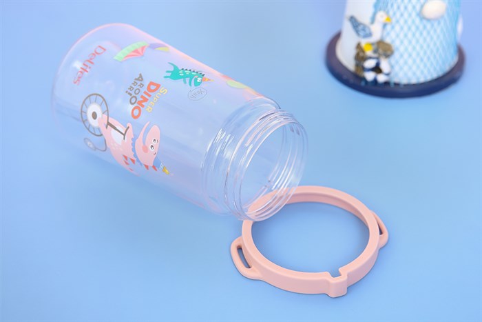 Bình đựng nước nhựa Tritan 470 ml Delites XL-2004-B Màu Hồng