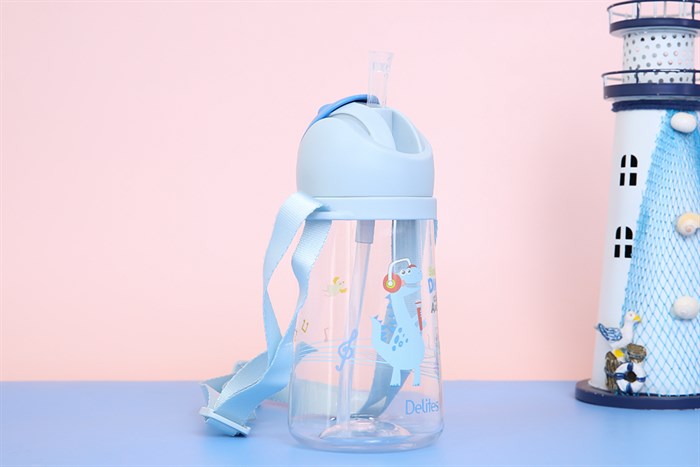 Bình đựng nước nhựa Tritan 470 ml Delites XL-2004-B Màu Xanh Dương