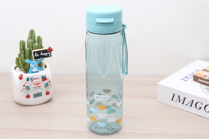 Bình đựng nước nhựa 700 ml Inochi Kita Fami Màu Xanh ngọc