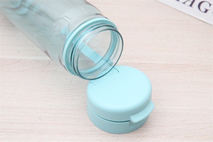 Bình đựng nước nhựa 700 ml Inochi Kita Fami Màu Xanh ngọc