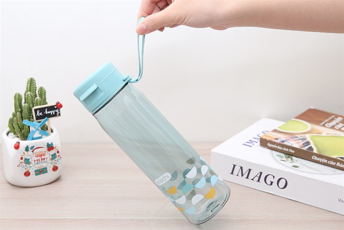 Bình đựng nước nhựa 700 ml Inochi Kita Fami Màu Xanh ngọc