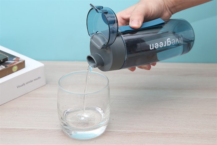 Bình đựng nước nhựa 500 ml Inochi Kita Active Màu Xanh