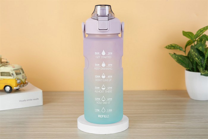 Bình đựng nước nhựa 1lít Delites WP-22801 Màu Xanh tím