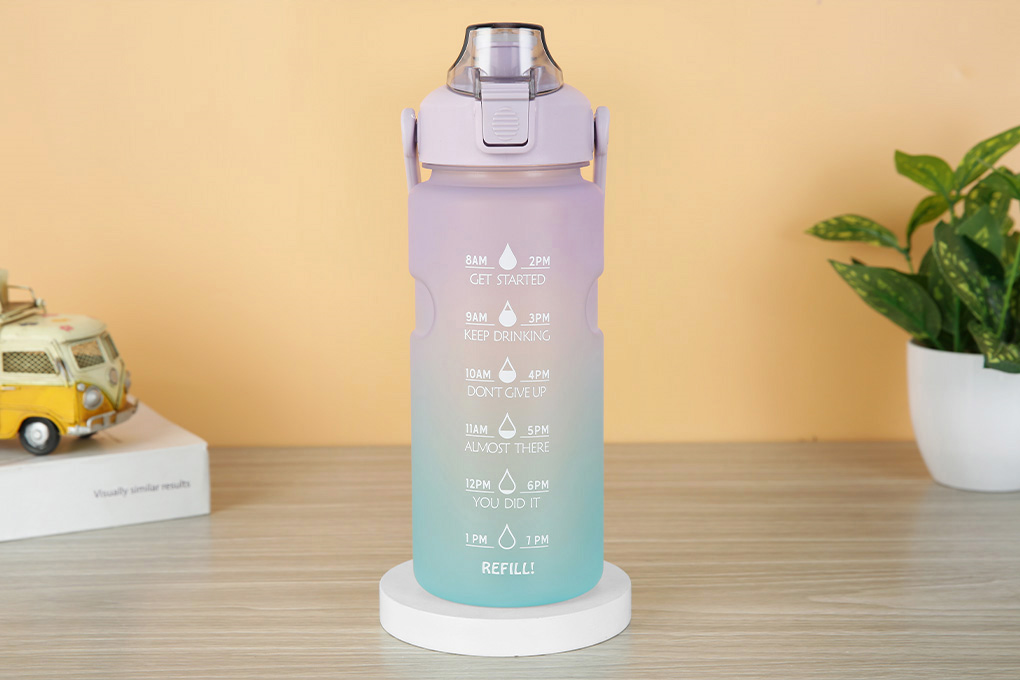 Bình đựng nước nhựa 1lít Delites WP-22801 Màu Xanh tím
