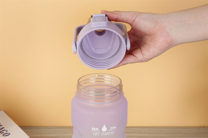 Bình đựng nước nhựa 1lít Delites WP-22801 Màu Xanh tím