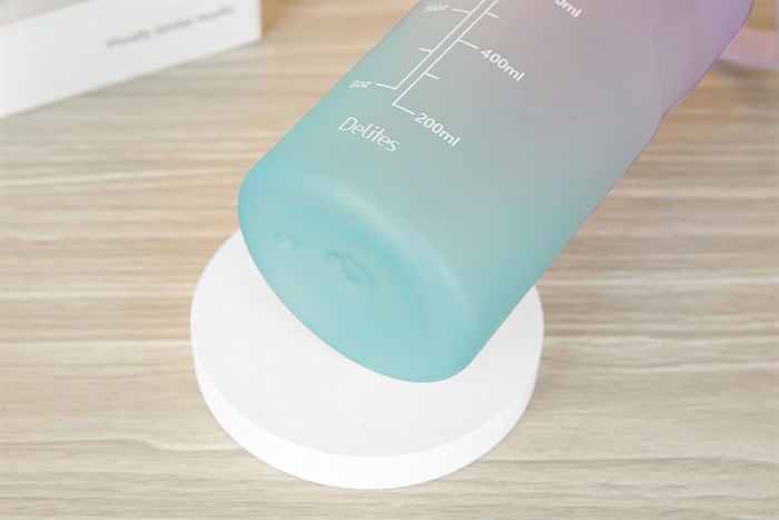 Bình đựng nước nhựa 1lít Delites WP-22801 Màu Xanh tím