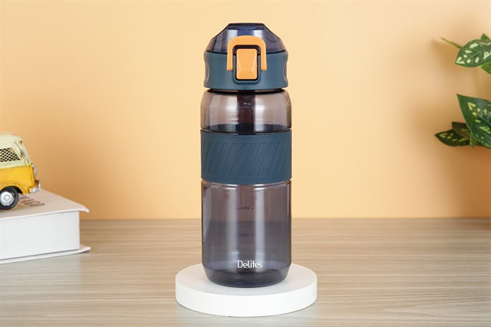 Bình đựng nước nhựa 650 ml Delites WP-22810 Màu Xanh