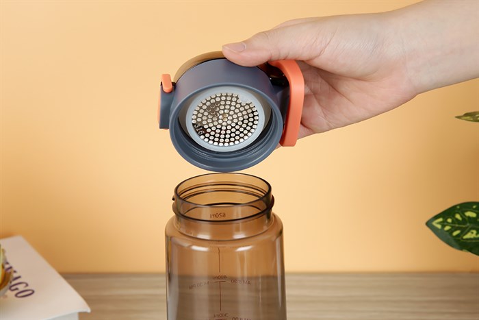 Bình đựng nước nhựa Tritan 620 ml Delites DS-537 Màu Xanh