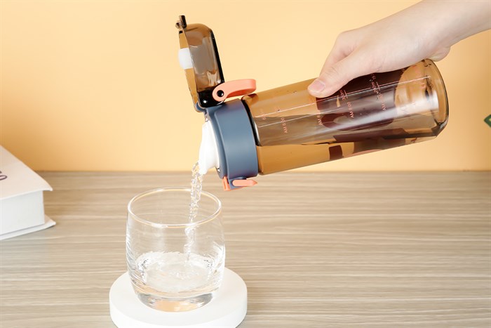 Bình đựng nước nhựa Tritan 620 ml Delites DS-537 Màu Xanh