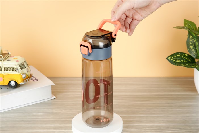 Bình đựng nước nhựa Tritan 620 ml Delites DS-537 Màu Xanh