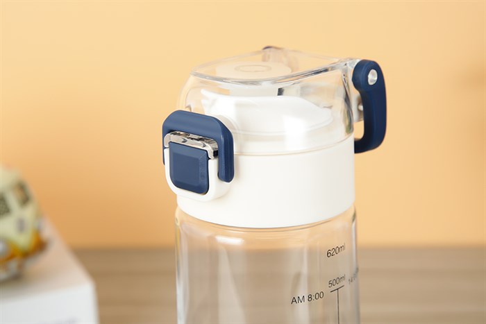 Bình đựng nước nhựa Tritan 620 ml Delites DS-537 Màu Trắng