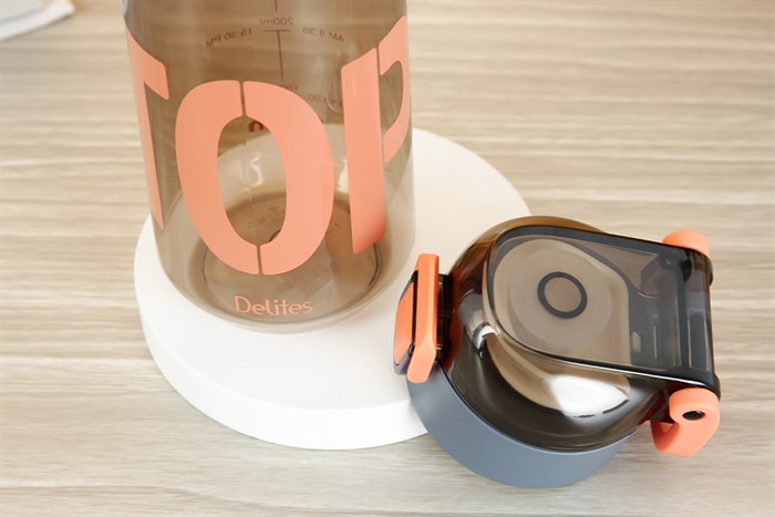 Bình đựng nước nhựa Tritan 620 ml Delites DS-537 Màu Xanh