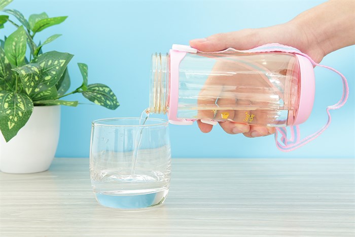 Bình đựng nước nhựa 500 ml Delites WP-22814 Màu Hồng