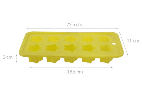 Kích thước Khay đá hình ngôi sao silicone La Fonte YY22481