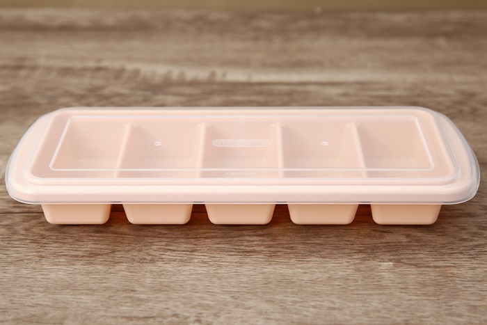 Khay đá nhựa có nắp 5 viên Kari Inochi HIN.KDCN.05VI Màu Hồng