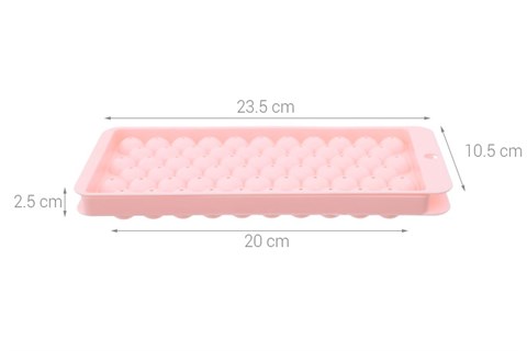 Kích thước Khay đá nhựa 63 viên Hofaco HPL69
