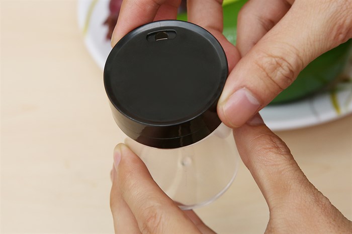 Hũ tăm nhựa BHX SC-QQ1243 Màu Đen