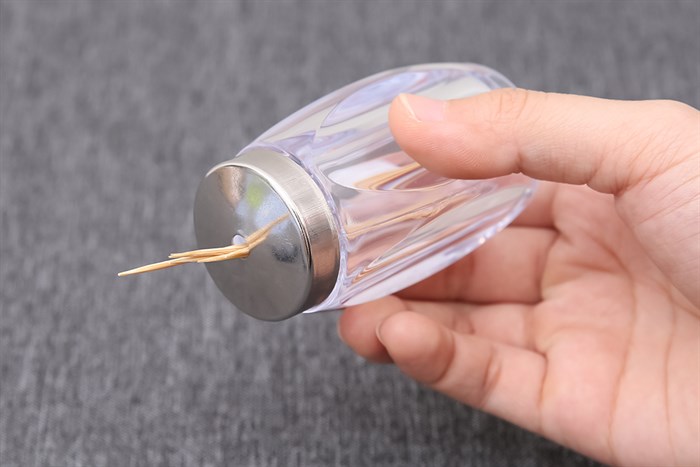 Hũ tăm nhựa Tự Lập TL409 Màu Trắng