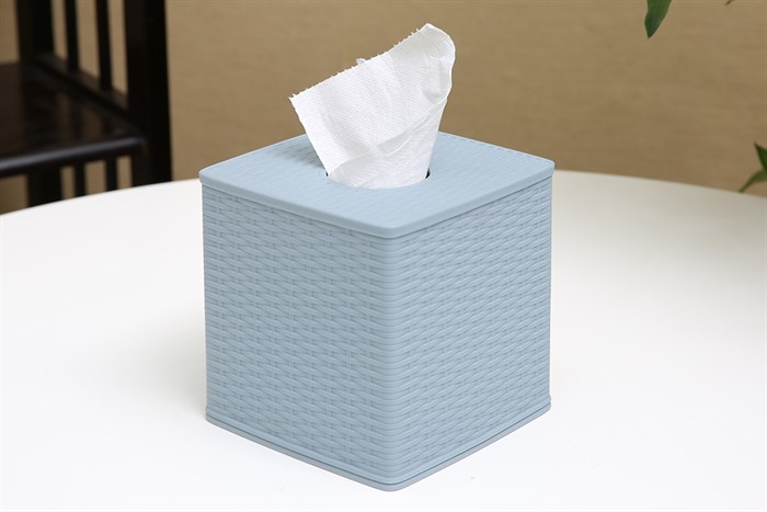 Hộp đựng giấy nhựa 13 x 13 x 13 cm BHX TN-901181 Màu Xanh Dương